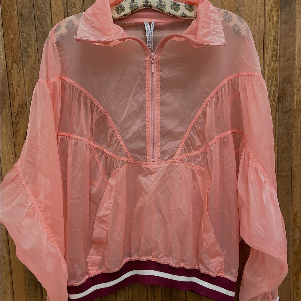 Urban Outfitters pink windbreaker